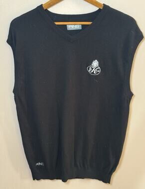 Vintage Ping Golf Sweater Vest XL “The K Club”